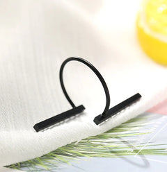 Geometric Double Band Ring, Simple Design