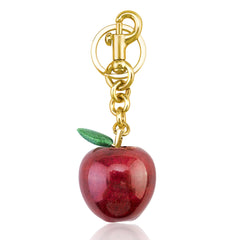 Apple Keychain Gifts For Women Purse Bag Charm Cute Keychain Accessories For Women Bag Charms For Handbags Purse Cute Women Mothers Valentines Day Christmas Birthday Gifts