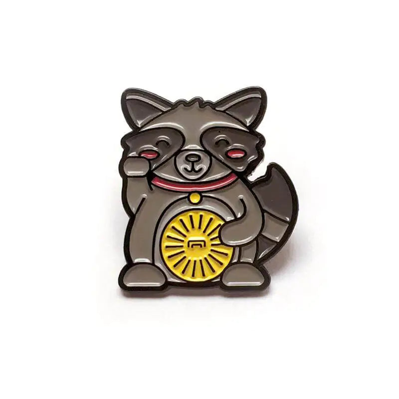 Lucky Raccoon Pin