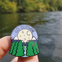 Go Outside Pin