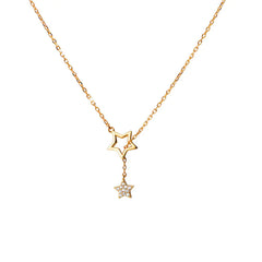 2020 Silver Star Necklace with Diamond Accent (Simple)